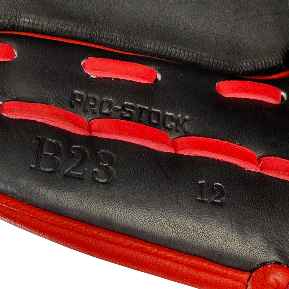 Wilson Custom A2000® B23 Red and Black 12” Pitcher’s Baseball Glove
