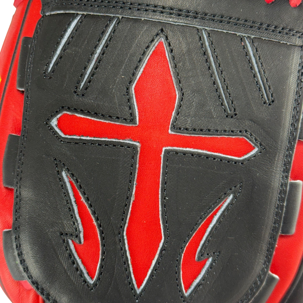 Wilson Custom A2000® B23 Red and Black 12” Pitcher’s Baseball Glove
