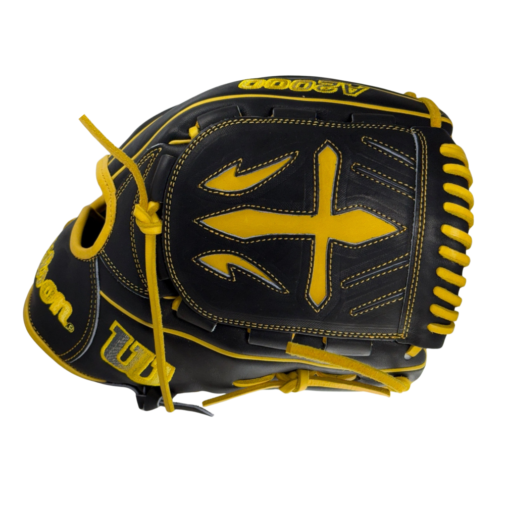 Wilson Custom A2000® B23 Black and Gold 12” Pitcher’s Baseball Glove