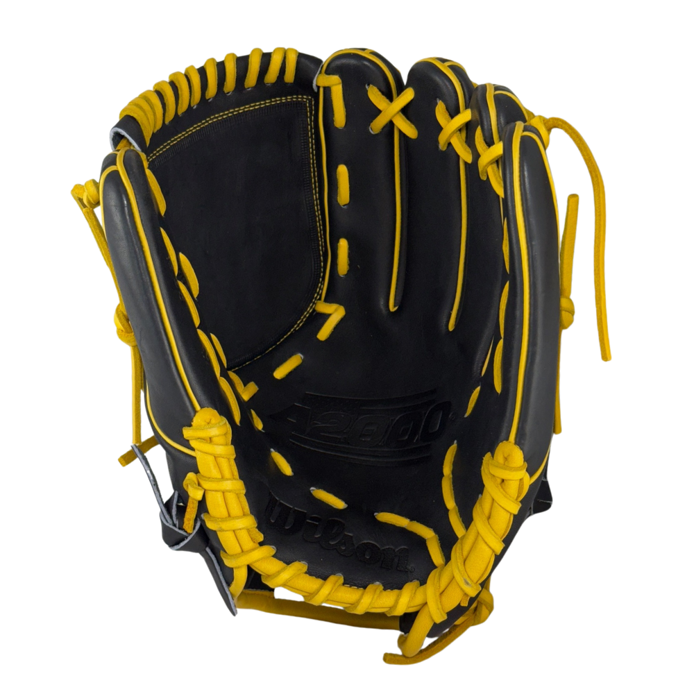 Wilson Custom A2000® B23 Black and Gold 12” Pitcher’s Baseball Glove