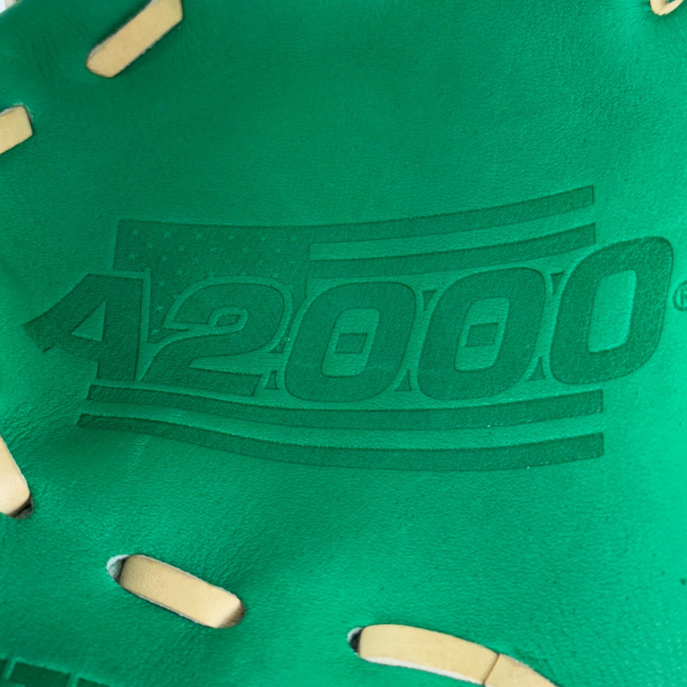 Wilson Custom Kelly Green and Blonde A2000 PF88 11.25” Infield Baseball Glove