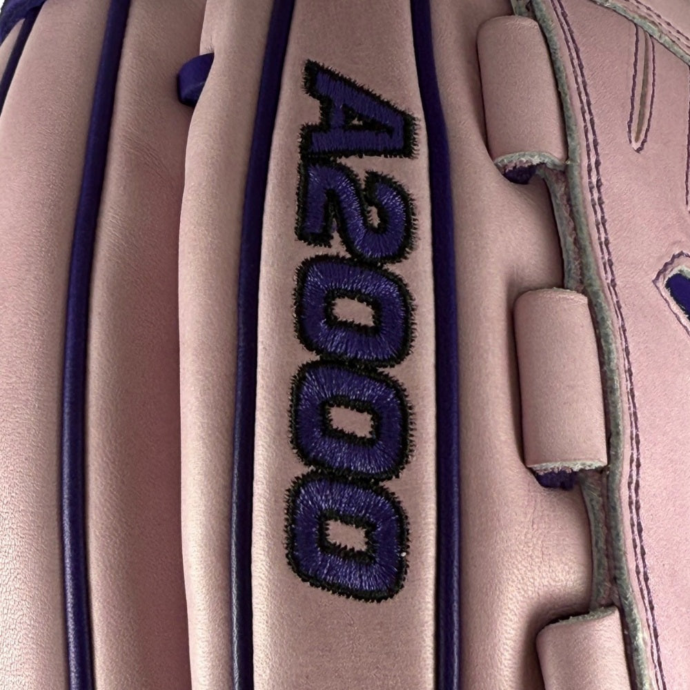 Wilson Custom A2000® B23 Lavender and Purple 12” Pitcher’s Baseball Glove