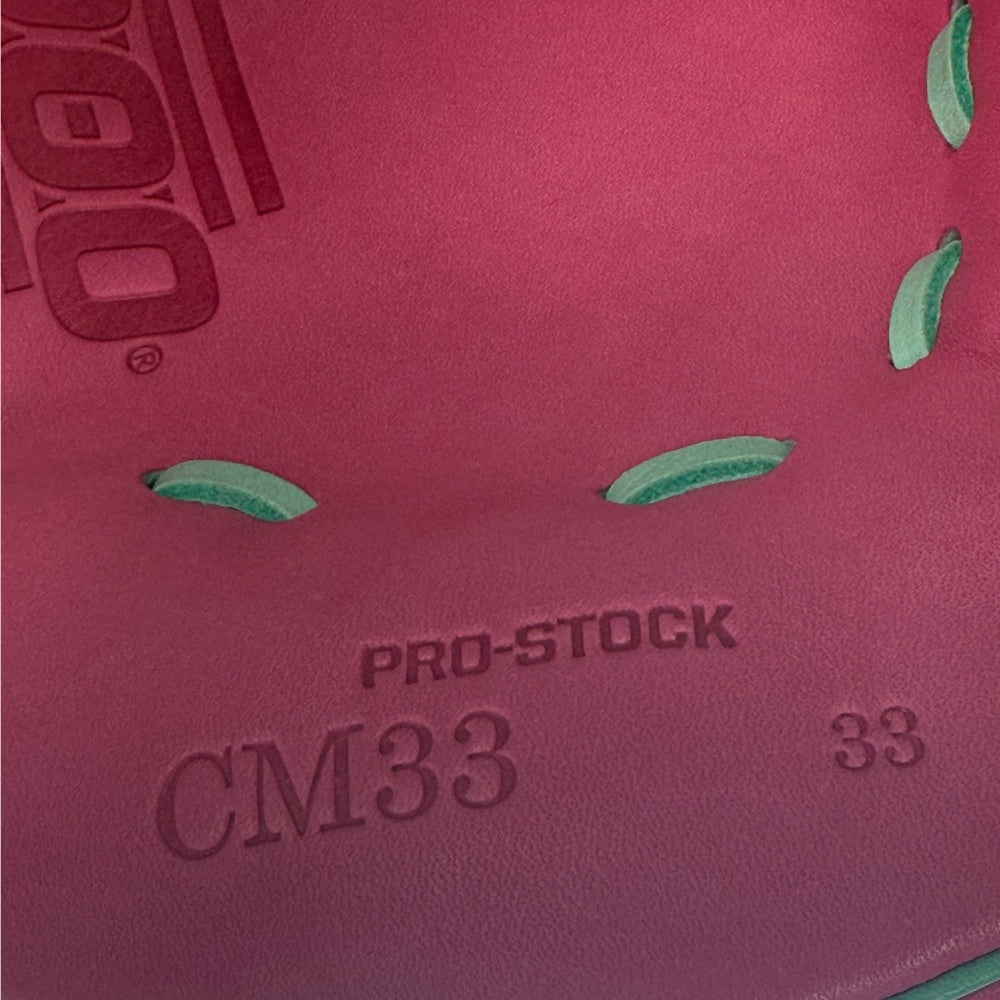 Wilson Custom A2000 Black, Seafoam, and Flamingo Pink CM33 33" Catcher's Mitt