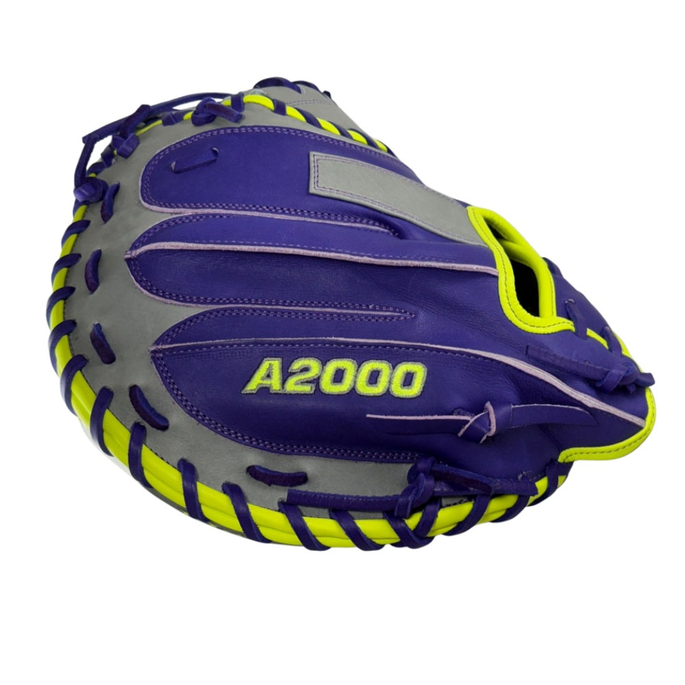 Wilson Custom Purple and Gray A2000 M1D 33.5” Baseball Catchers Mitt