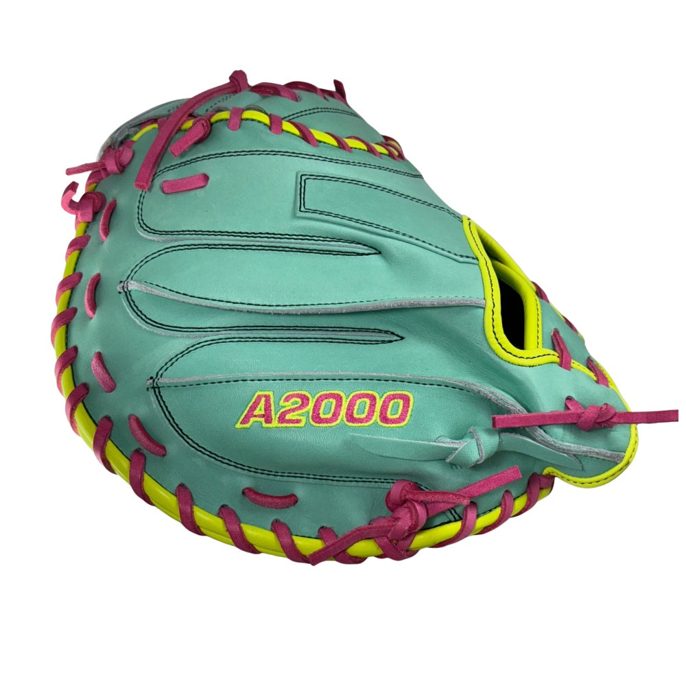 Wilson Custom A2000 Seafoam M1D 33.5” Baseball Catchers Mitt