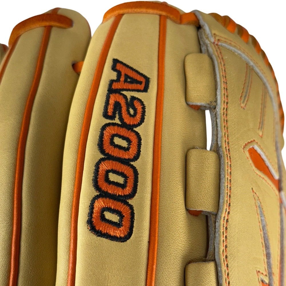 Wilson Custom A2000® B23 Blonde and Orange 12” Pitcher’s Baseball Glove