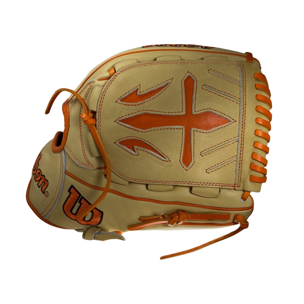 Wilson Custom A2000® B23 Blonde and Orange 12” Pitcher’s Baseball Glove