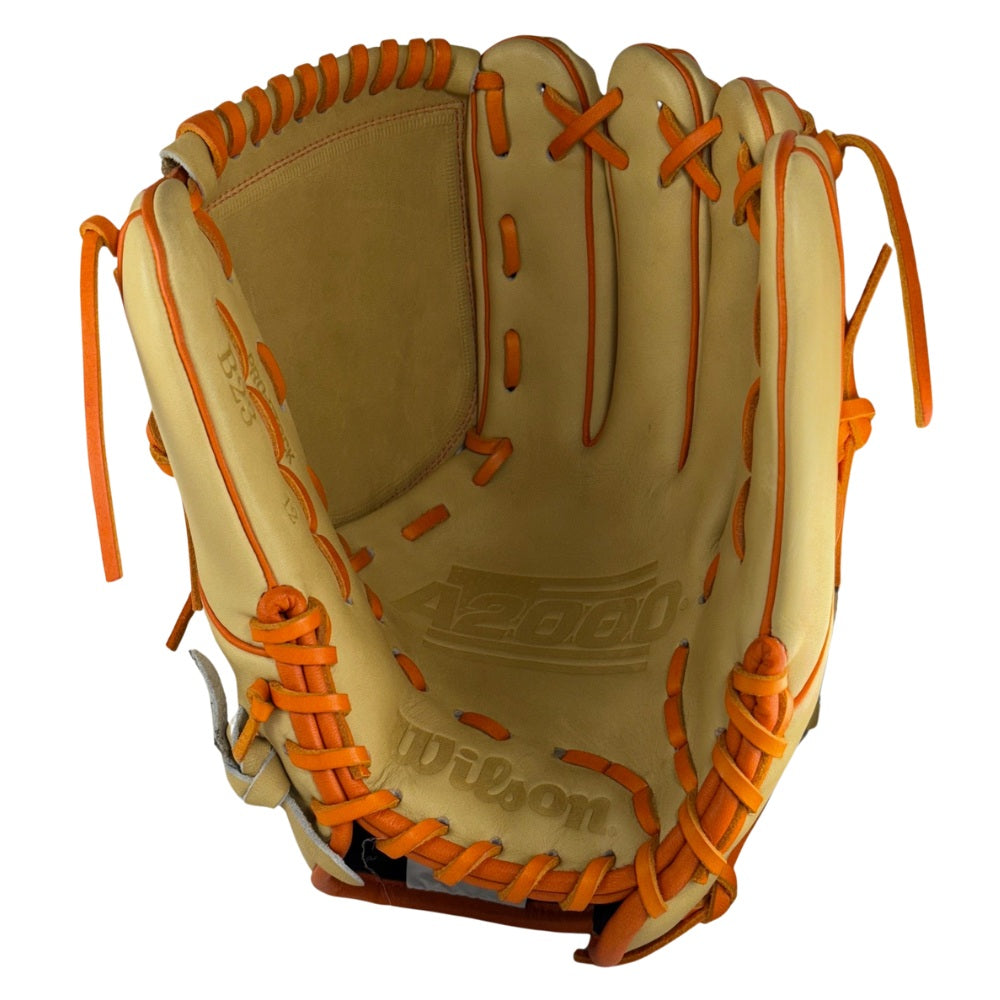 Wilson Custom A2000® B23 Blonde and Orange 12” Pitcher’s Baseball Glove