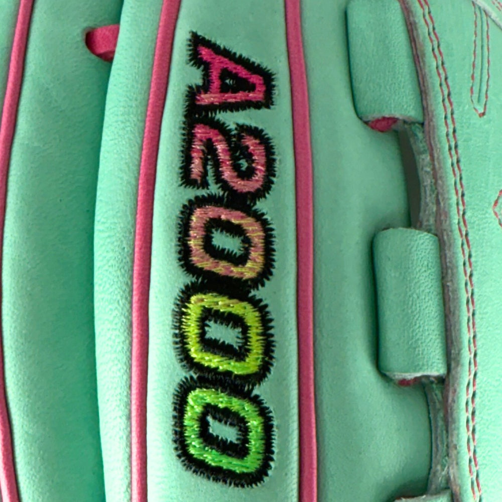 Wilson Custom A2000® B23 Seafoam and Pink 12” Pitcher’s Baseball Glove