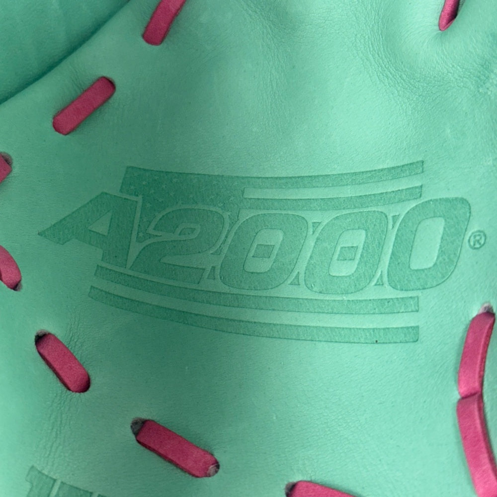 Wilson Custom A2000® B23 Seafoam and Pink 12” Pitcher’s Baseball Glove