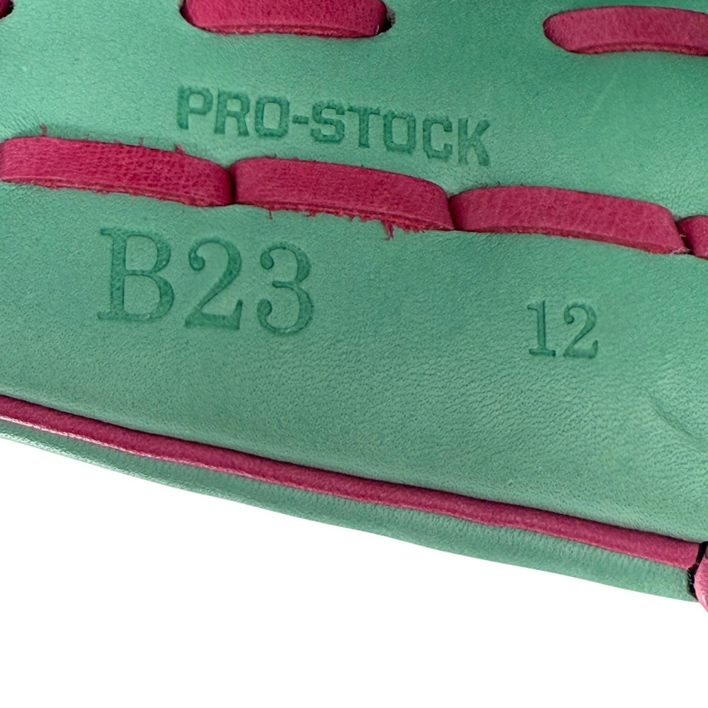 Wilson Custom A2000® B23 Seafoam and Pink 12” Pitcher’s Baseball Glove