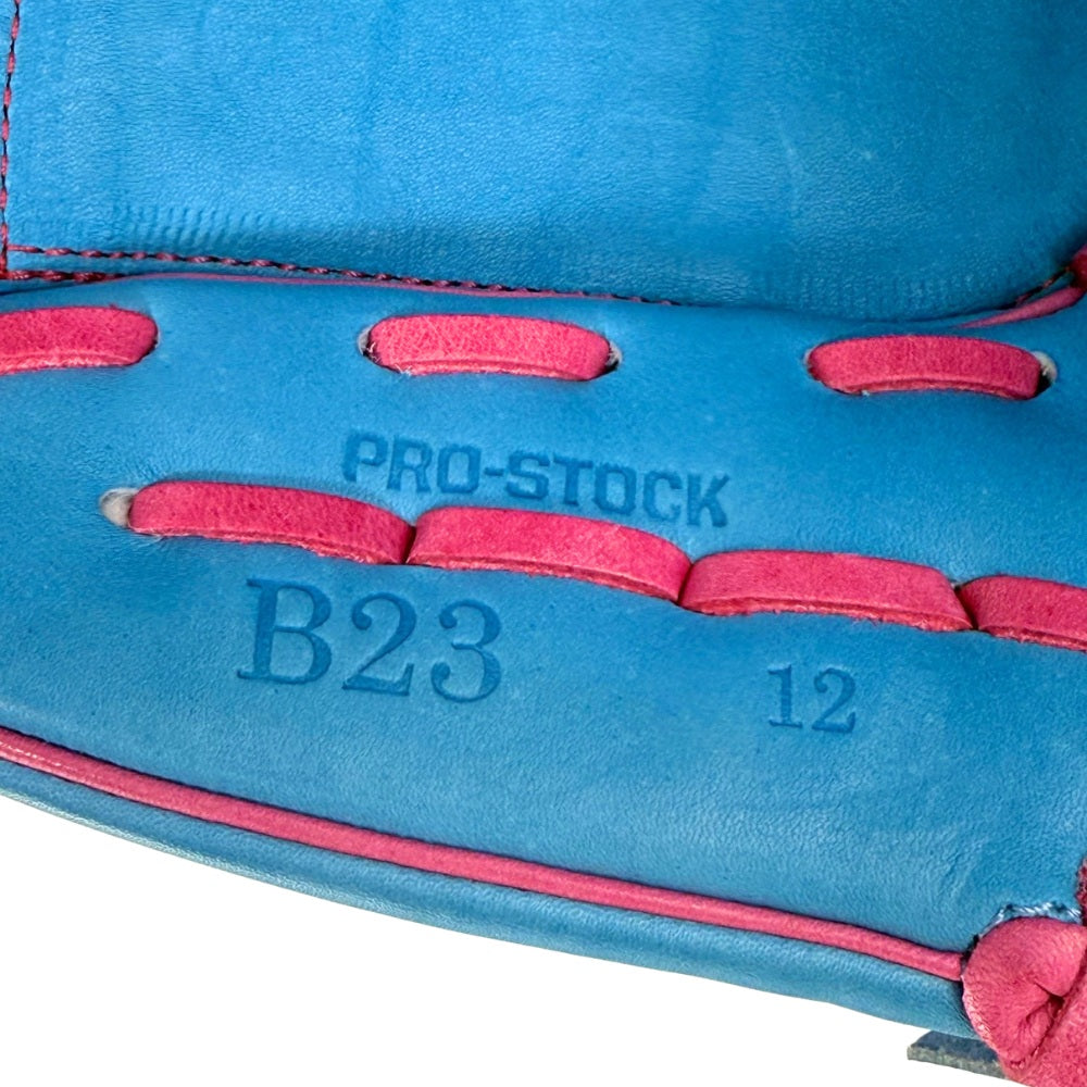 Wilson Custom A2000® B23 Victory Blue and Pink 12” Pitcher’s Baseball Glove