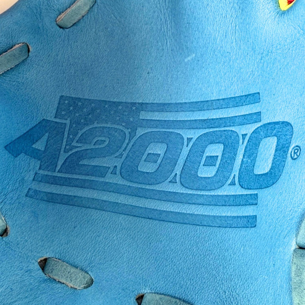 Wilson Custom A2000 1786 Pink and Victory Blue 11.5" Infield Glove