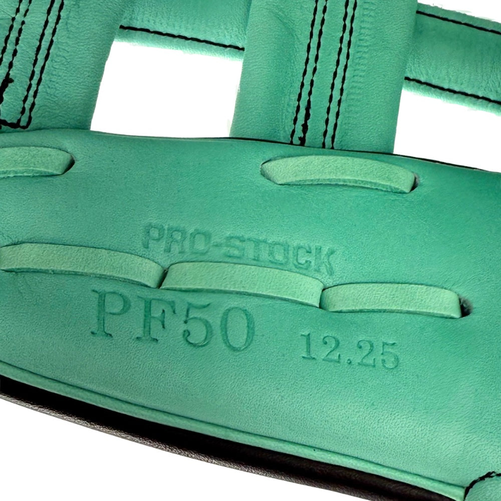 Wilson Custom A2000 PF50 Black and Seafoam 12.25" Outfielder Glove