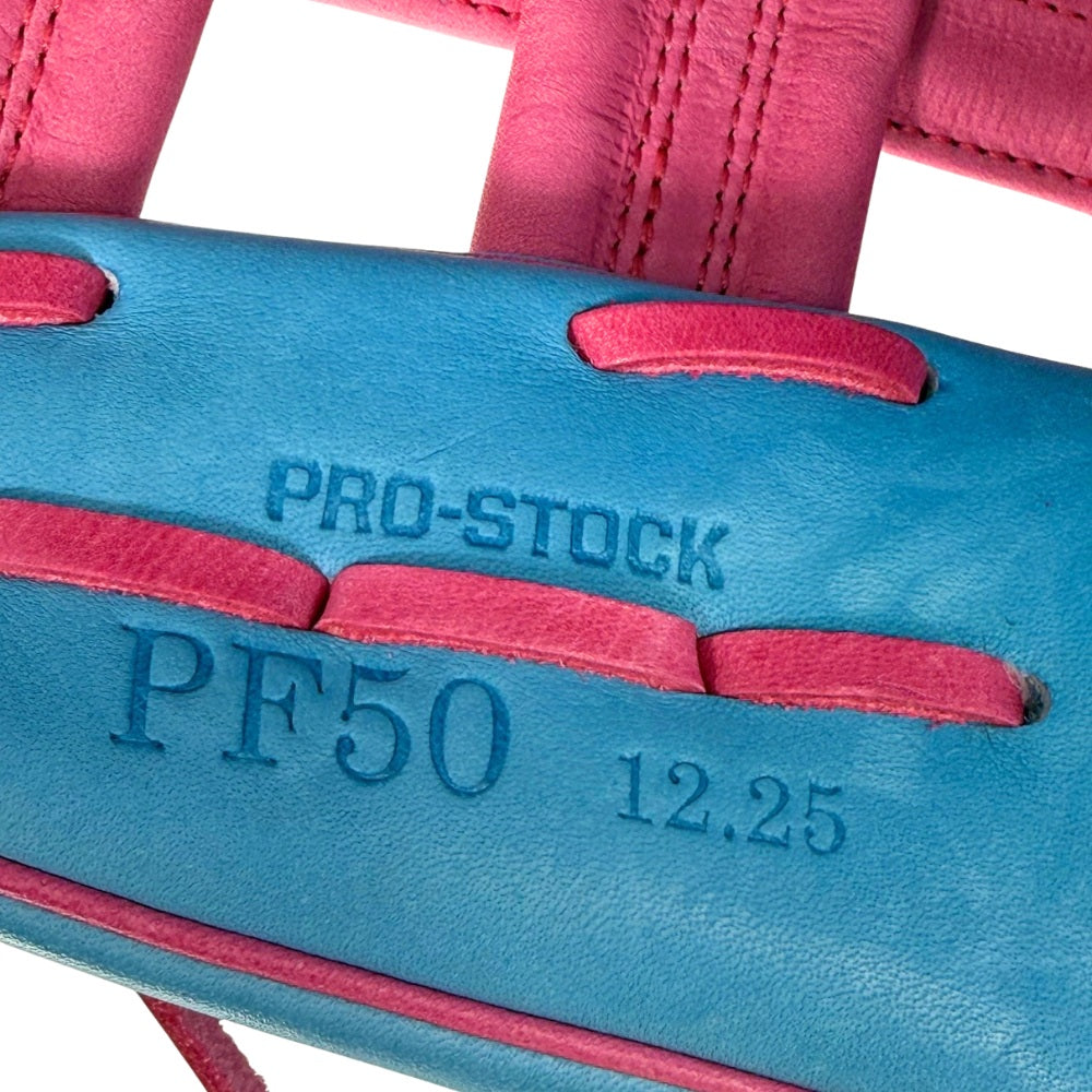 Wilson Custom A2000 PF50 Victory Blue and Pink 12.25" Outfielder Glove