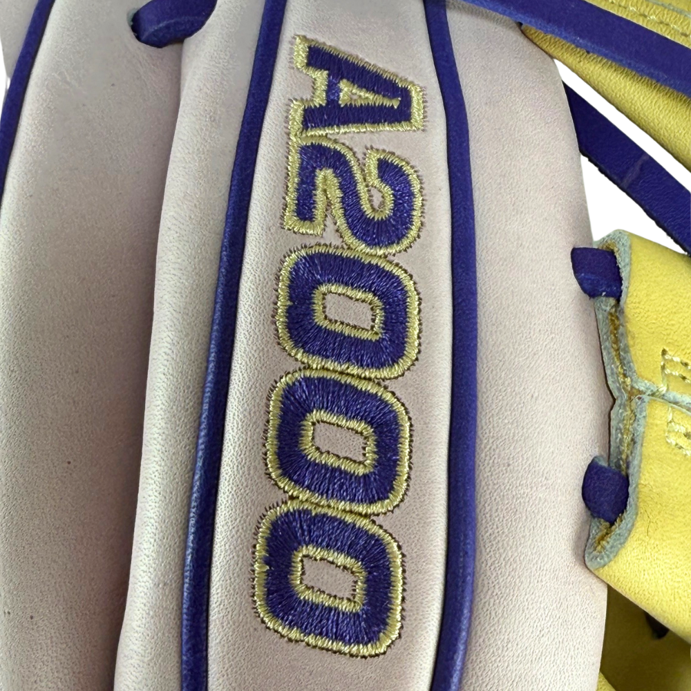 Wilson Custom A2000 PF11 Lavender and Blonde 11" Infield Glove