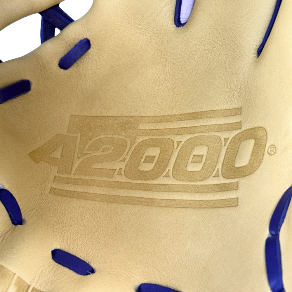 Wilson Custom A2000 PF11 Lavender and Blonde 11" Infield Glove