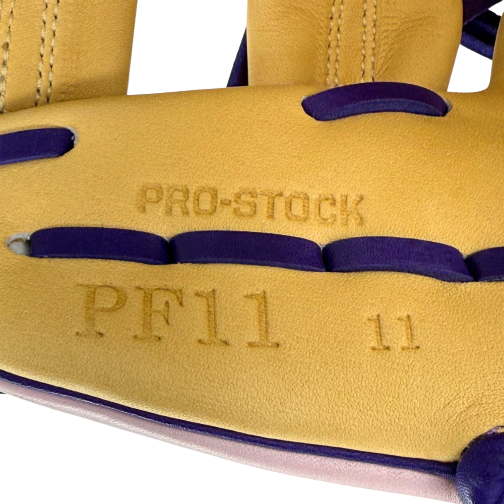 Wilson Custom A2000 PF11 Lavender and Blonde 11" Infield Glove