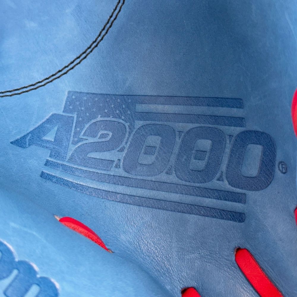 Wilson Custom Black and Autism Blue A2000 CM33" Catcher's Mitt