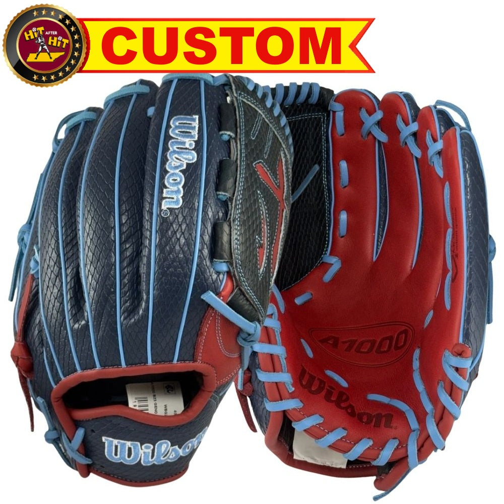 Wilson 2027 Custom A1000® B23 Geno 12” Pitcher's Baseball Glove: WBG26601RT12
