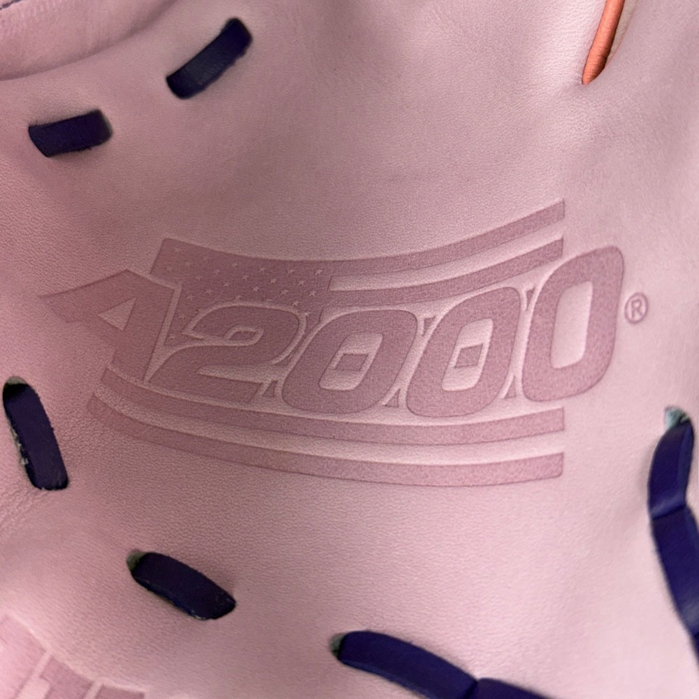 Wilson Custom A2000 Lavender, Pink, and Purple 1750 12.5” Outfield Baseball Glove