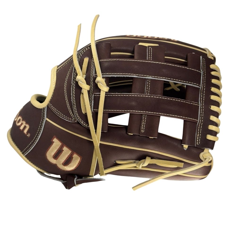 Wilson Custom A2000 1777 Dark Brown and Blonde 12.75" Outfield Glove