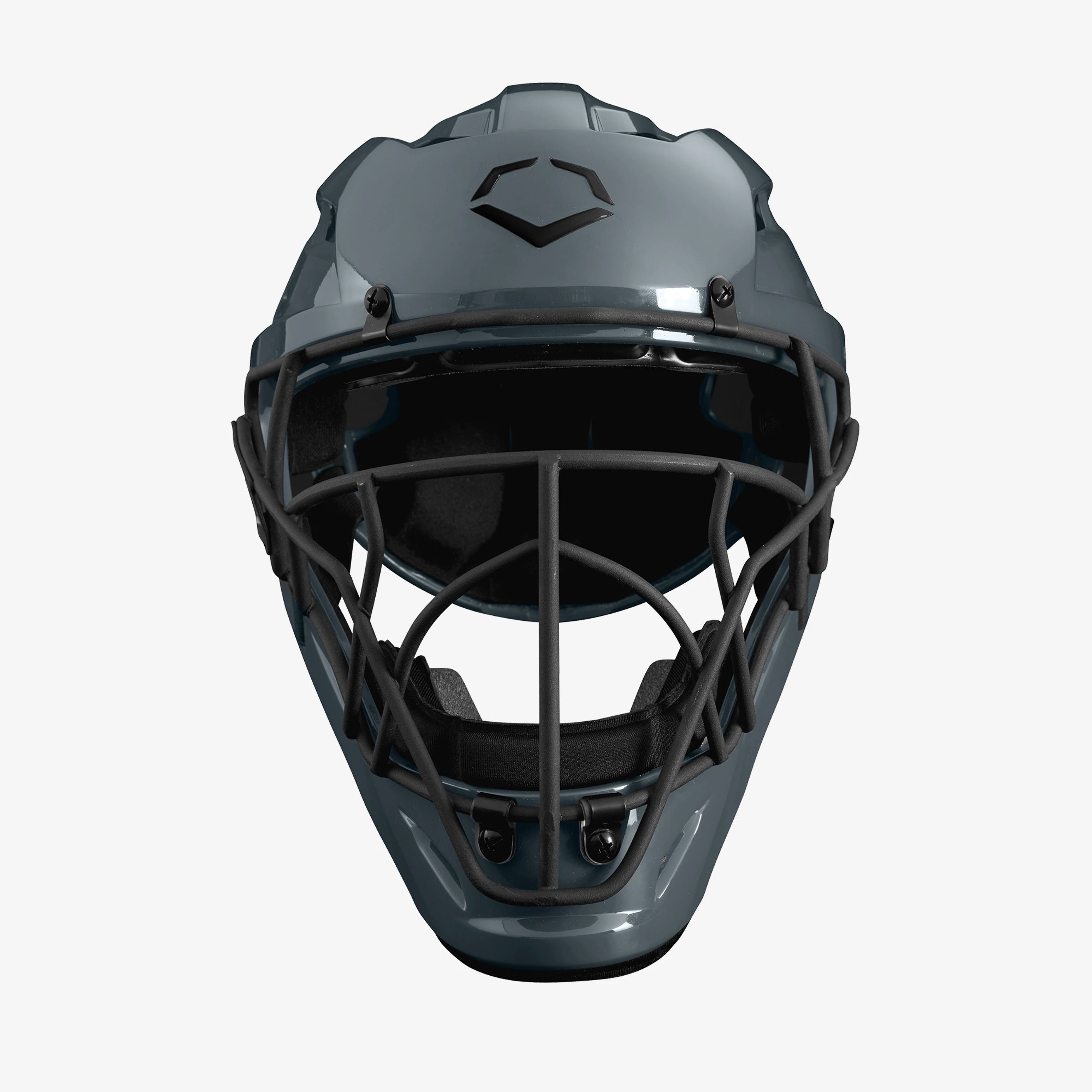 EvoShield Pro-SRZ Charcoal Catcher's Helmet: WB5708402