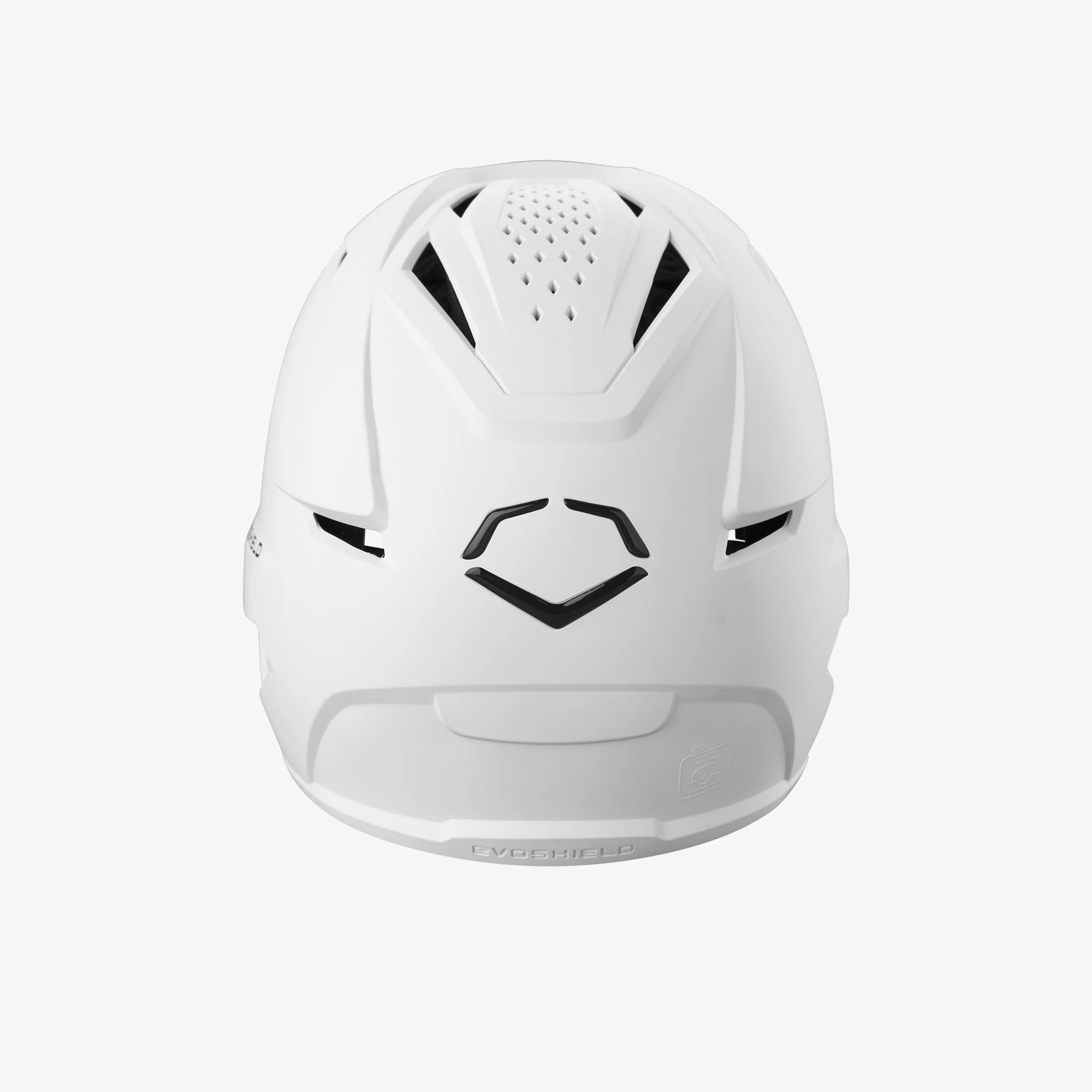 EVOSHIELD XVT 2.0 MATTE WHITE BATTING HELMET WITH FACEMASK: WB5725706