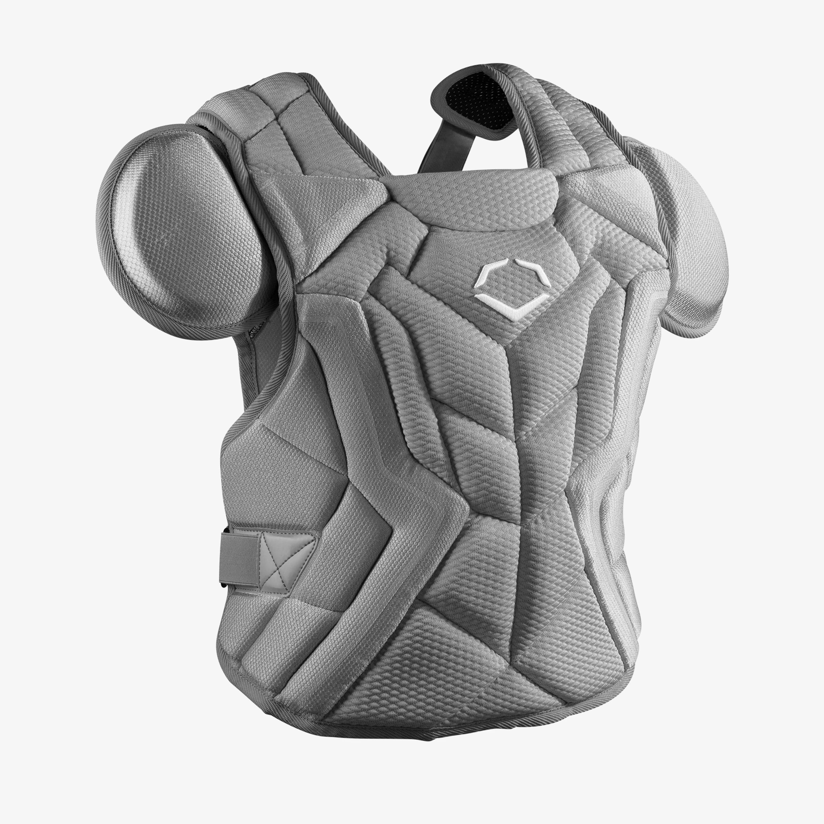 Pro-SRZ™ 2.0 Baseball Catcher’s Adult Gray Chest Protector: WB5762502AD