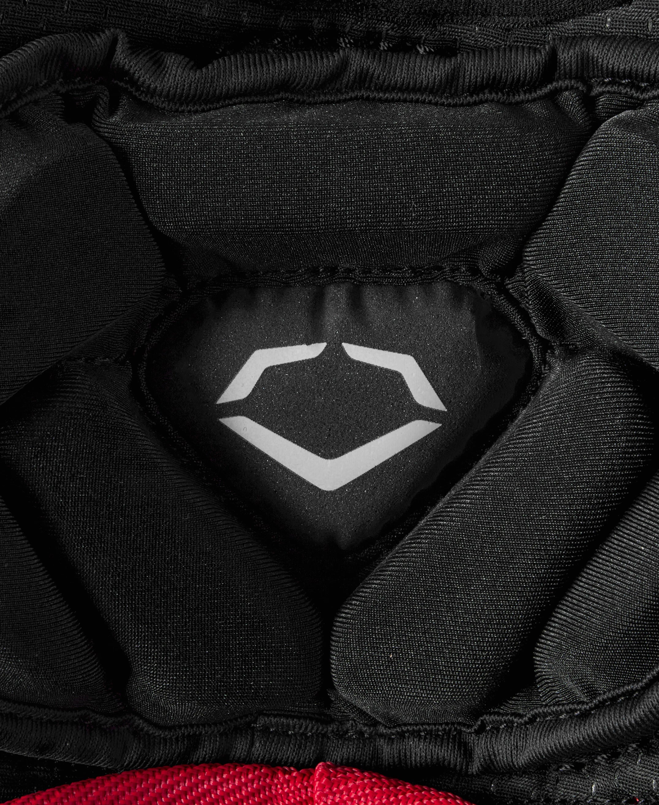 EvoShield Pro-SRZ™ 2.0 Baseball Adult Red Catcher’s Leg Guards: WB5762905AD