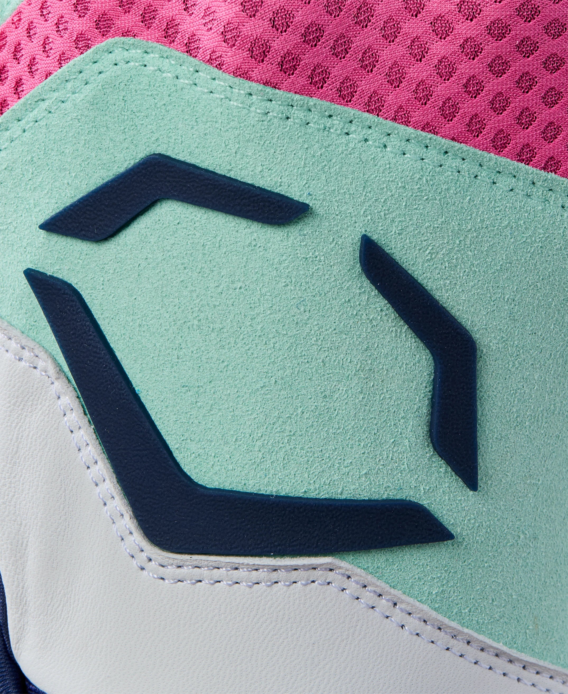 EvoShield Adult Navy/Seafoam Carbyne Batting Gloves with Strap: WB5774801