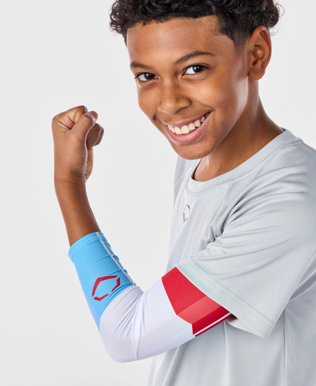 Evoshield X-SRZ™ Red, White & Ice Arm Sleeve: WB6066201