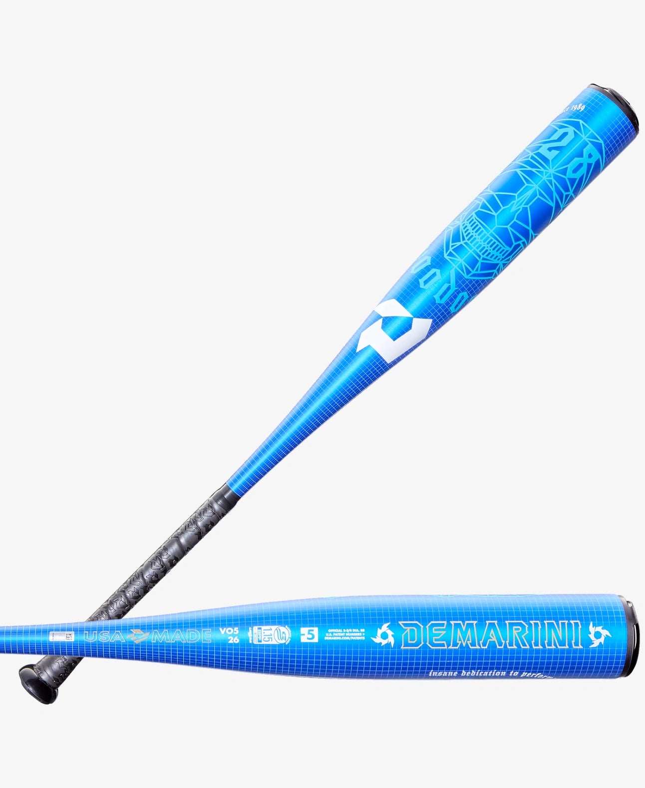 2026 Demarini (-5) Voodoo® One 2 ¾” USSSA Baseball Bat: WBD2599010