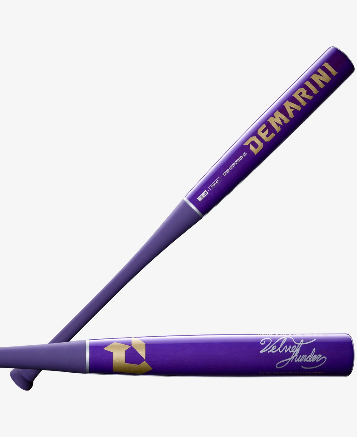2027 DeMarini Velvet Thunder D54 Wood Composite (-3) BBCOR Baseball Bat: WBD2724010