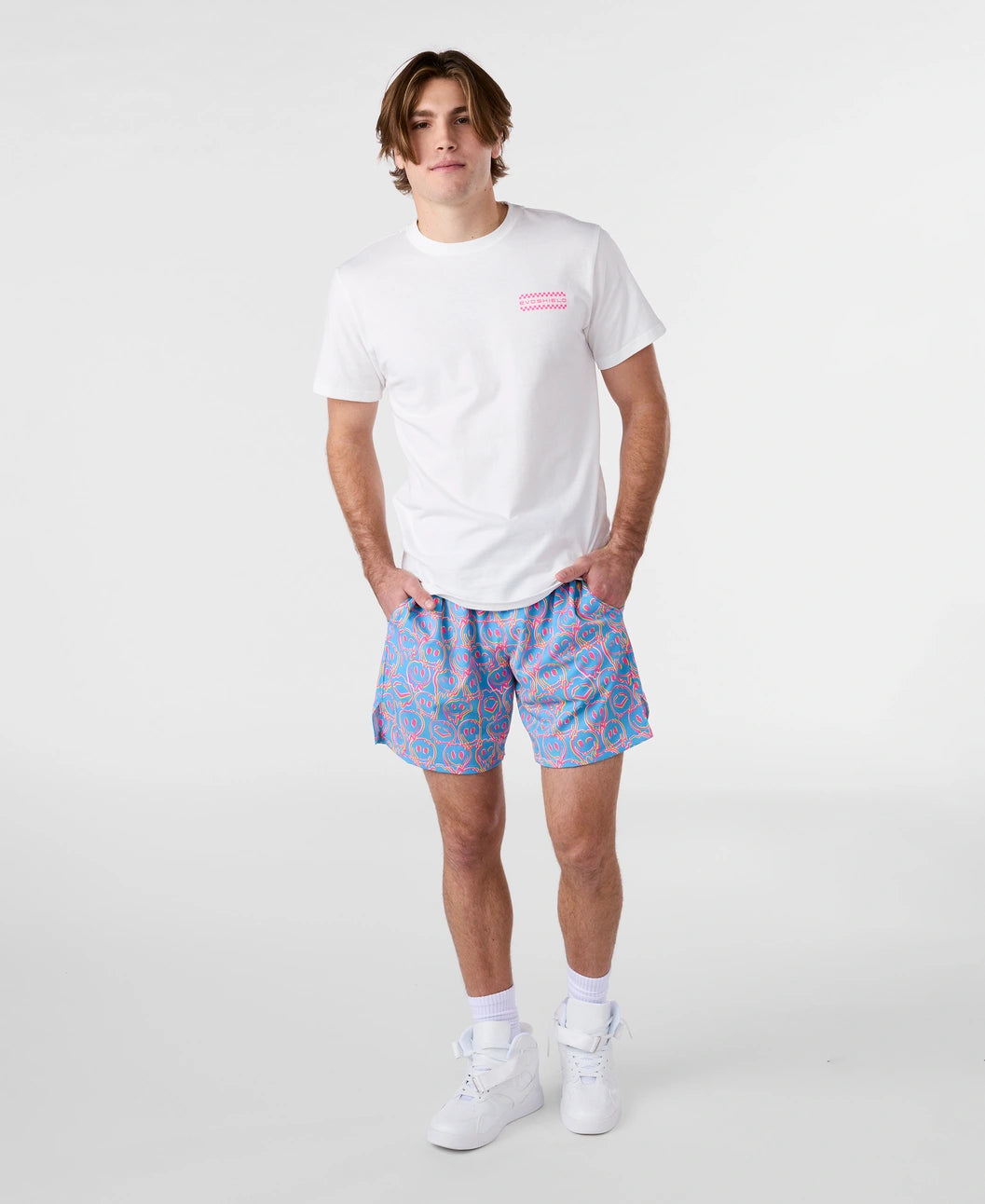 Evoshield Men's Happy Melt Victory Blue Woven Shorts