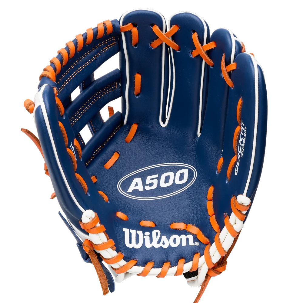 2027 Wilson A500® 10.5” Infield Youth Baseball Glove: WBG08401RT105