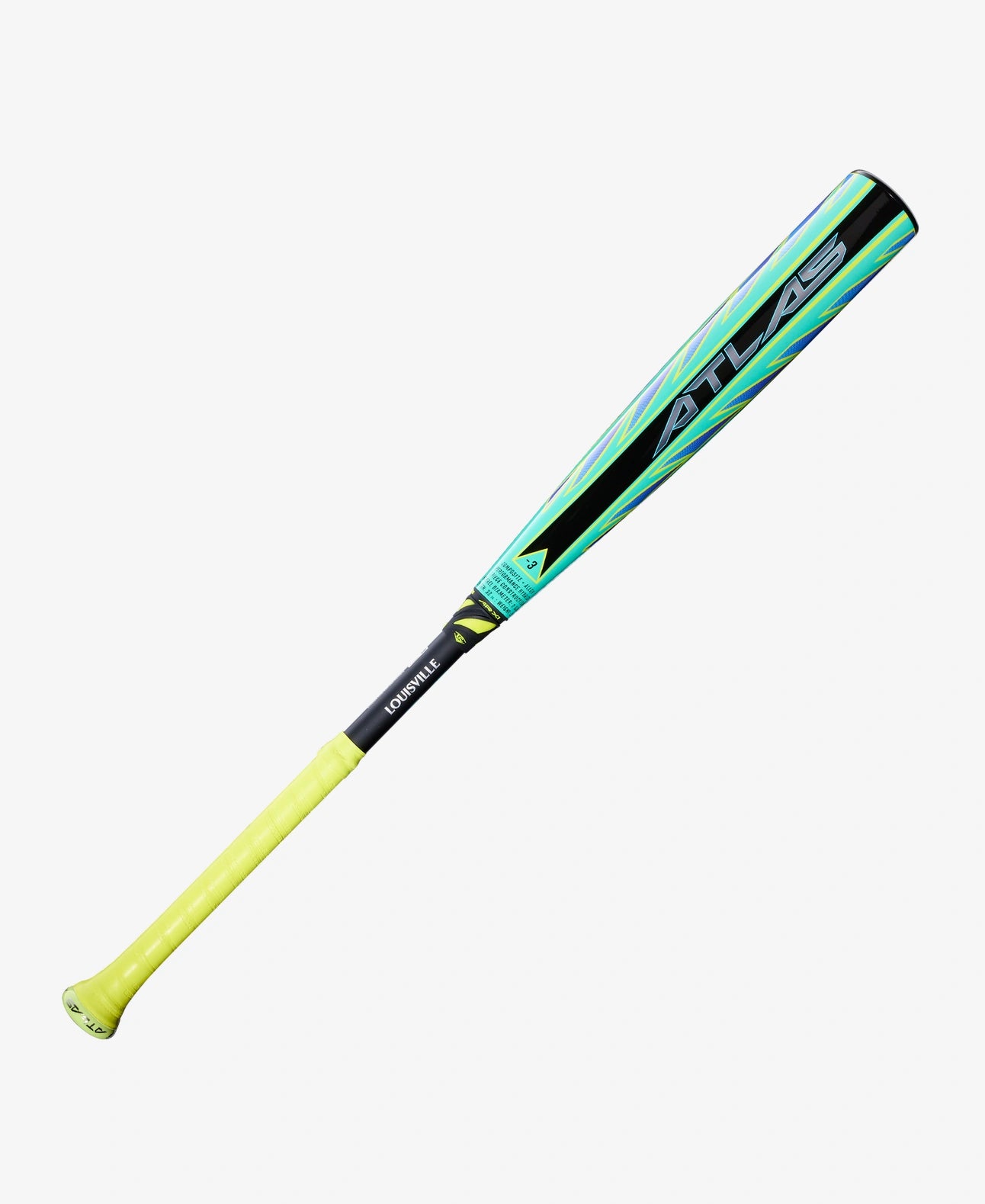 2026 Louisville Slugger Atlas Hybrid Green BBCOR Baseball Bat: WBL4231010