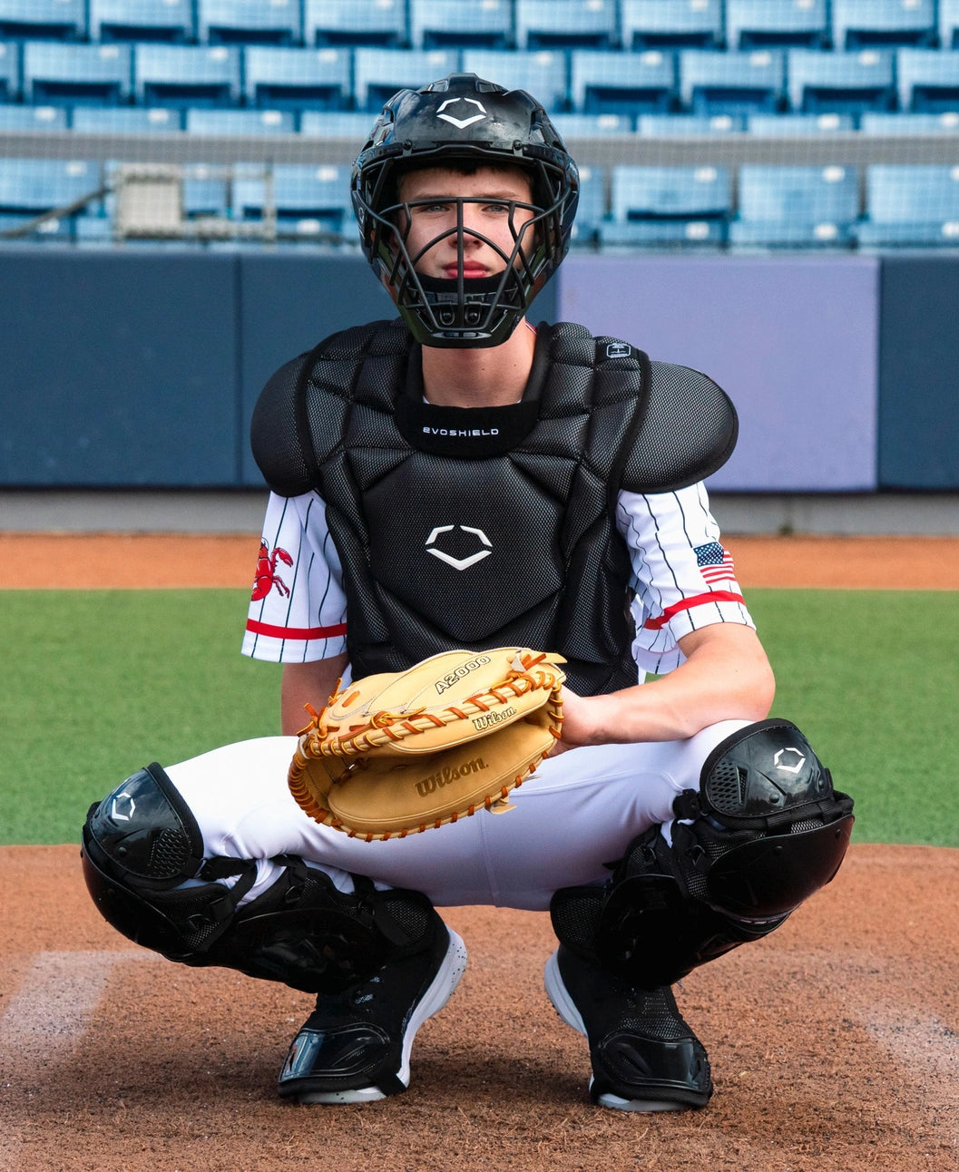 EvoShield SRZ-1™ Baseball Catcher’s Gear Kit: WBR00028001