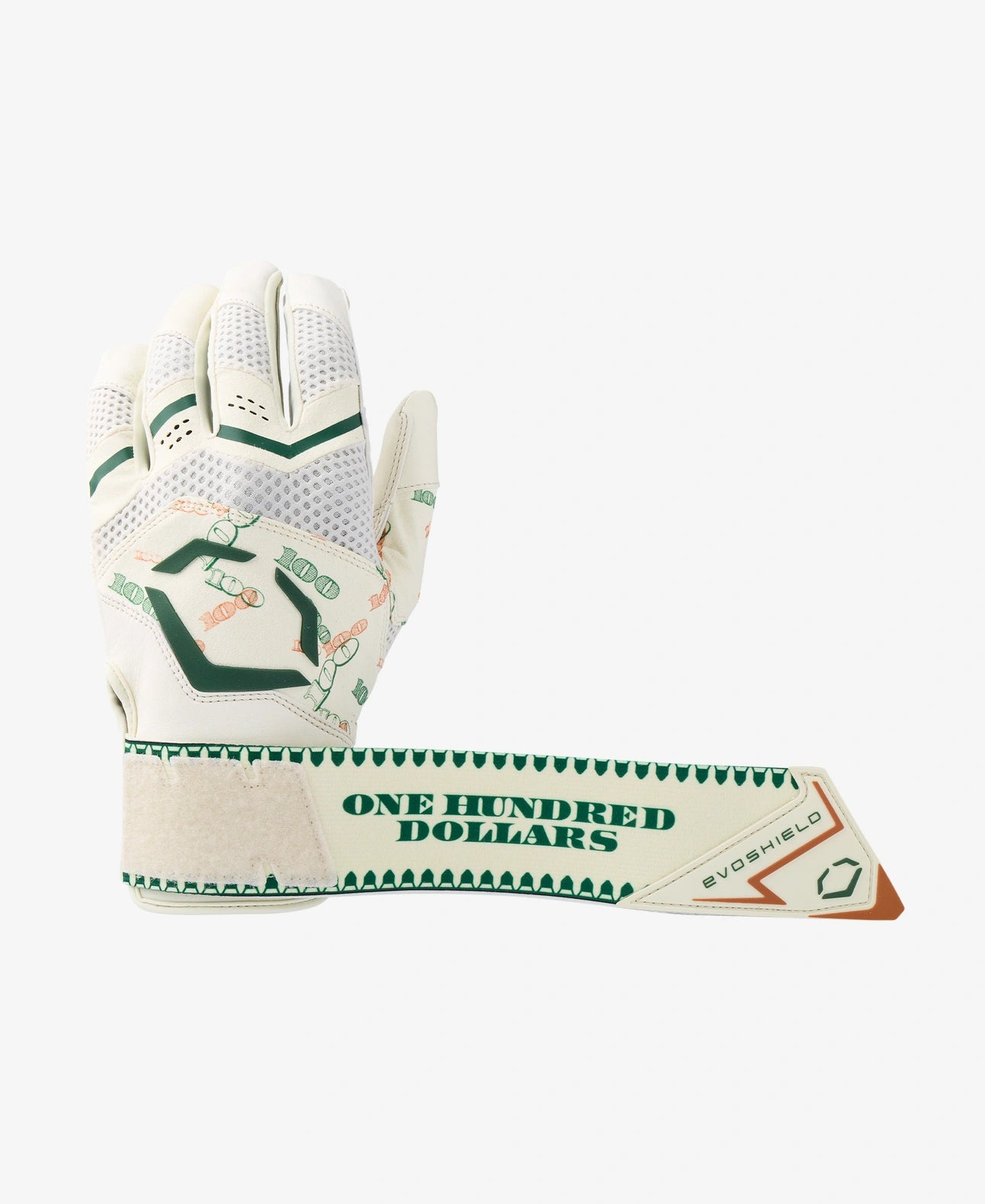 EvoShield Adult X-SRZ™ Money Bags Carbyne Batting Gloves With Strap: WBR00049001
