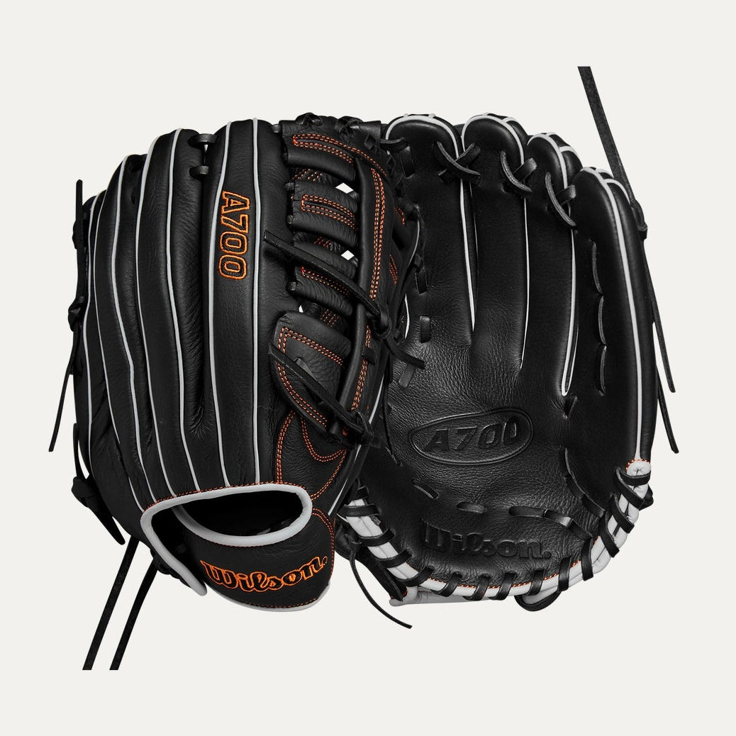 Wilson A700 12.5” Outfield Baseball Glove: WBW101430125
