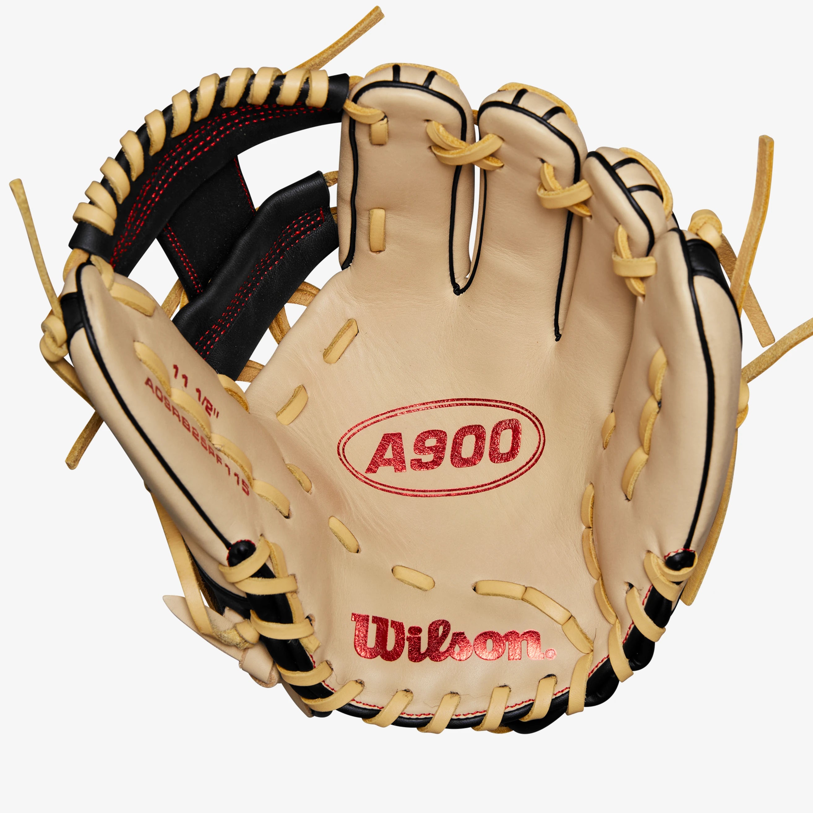 Wilson 2024 A900® PF115 Pedroia Fit™ 11.5” Infield Baseball Glove: WBW102570115