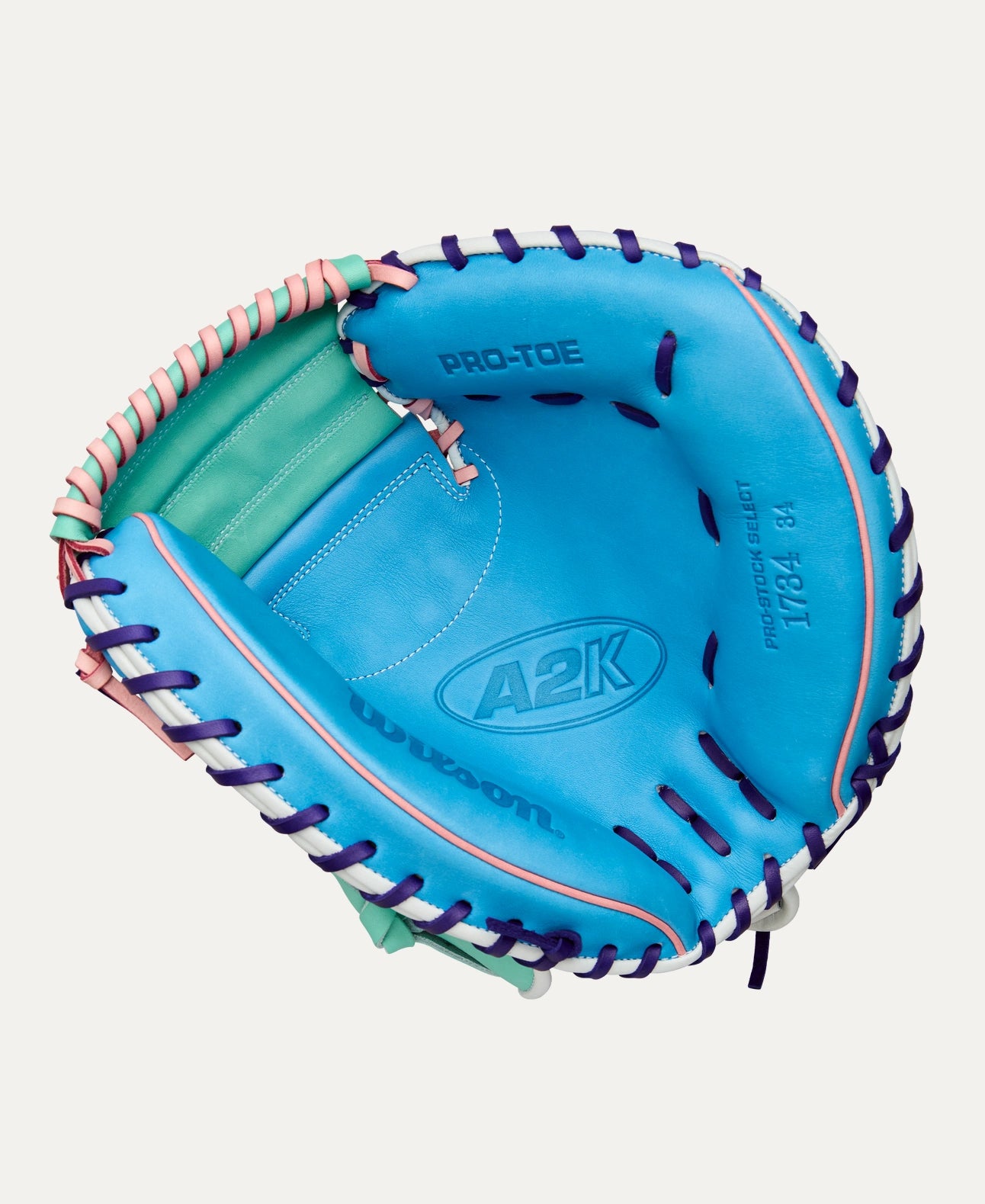 Wilson Fall 2025 A2K® 1734 34” Baseball Catcher’s Mitt: WBW10347634