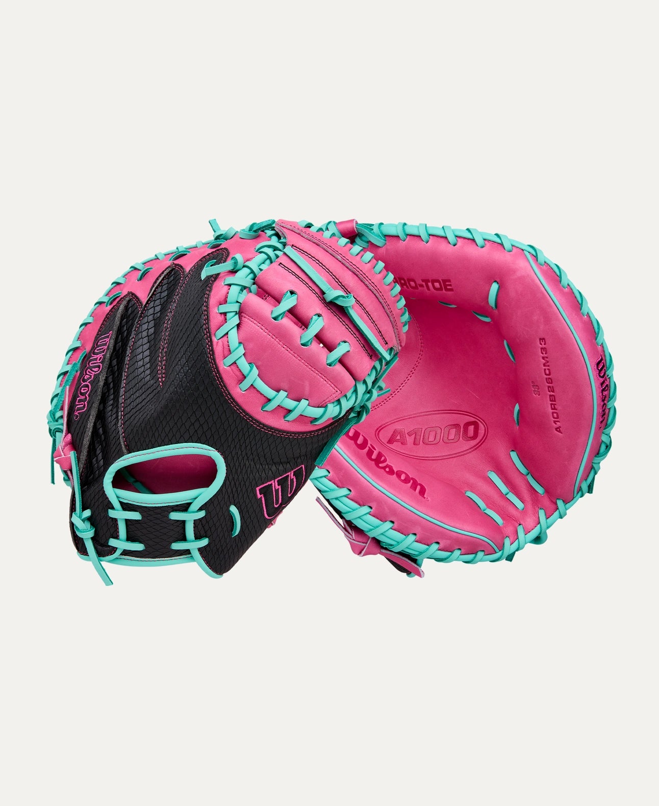 Wilson 2026 A1000® CM33 33” Baseball Catcher’s Mitt: WBW10396633