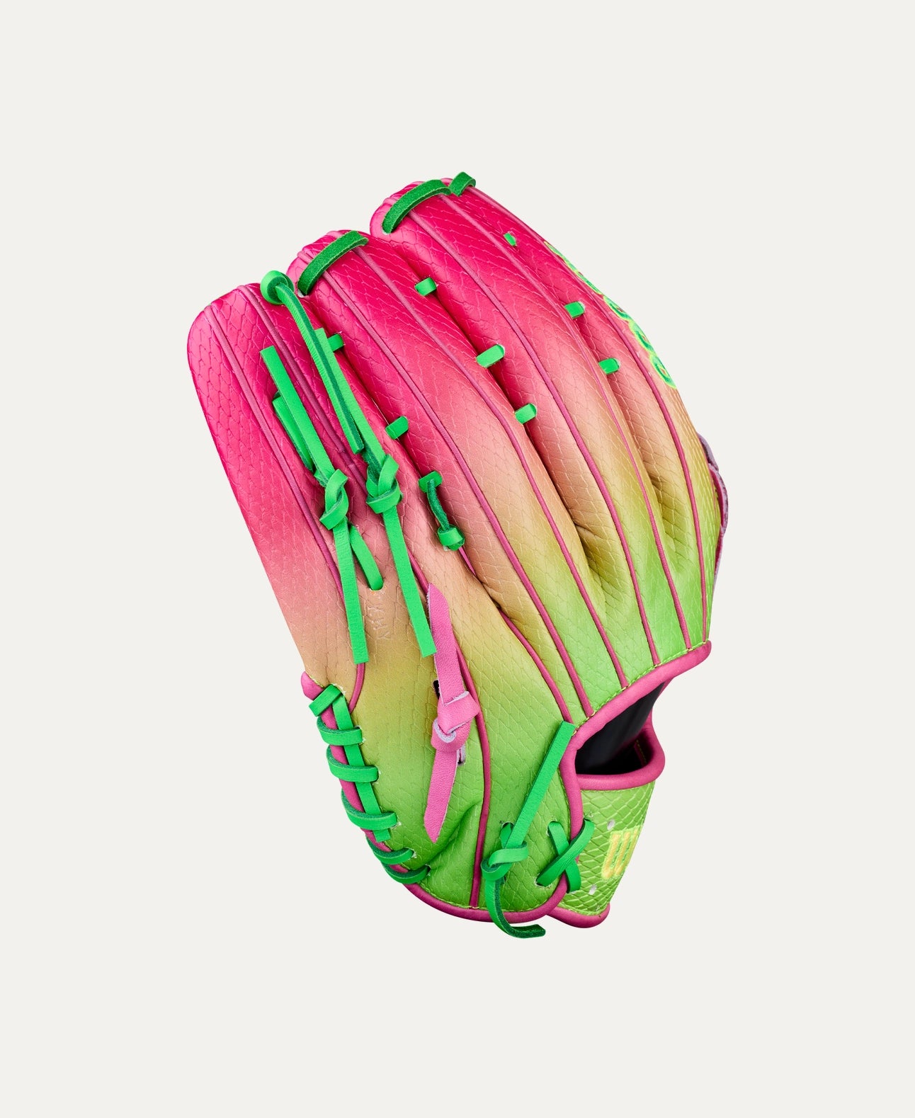 Wilson 2025 Cherry Limeade A2000® 1777SS 12.75 Outfield Baseball Glove: WBW1040831275