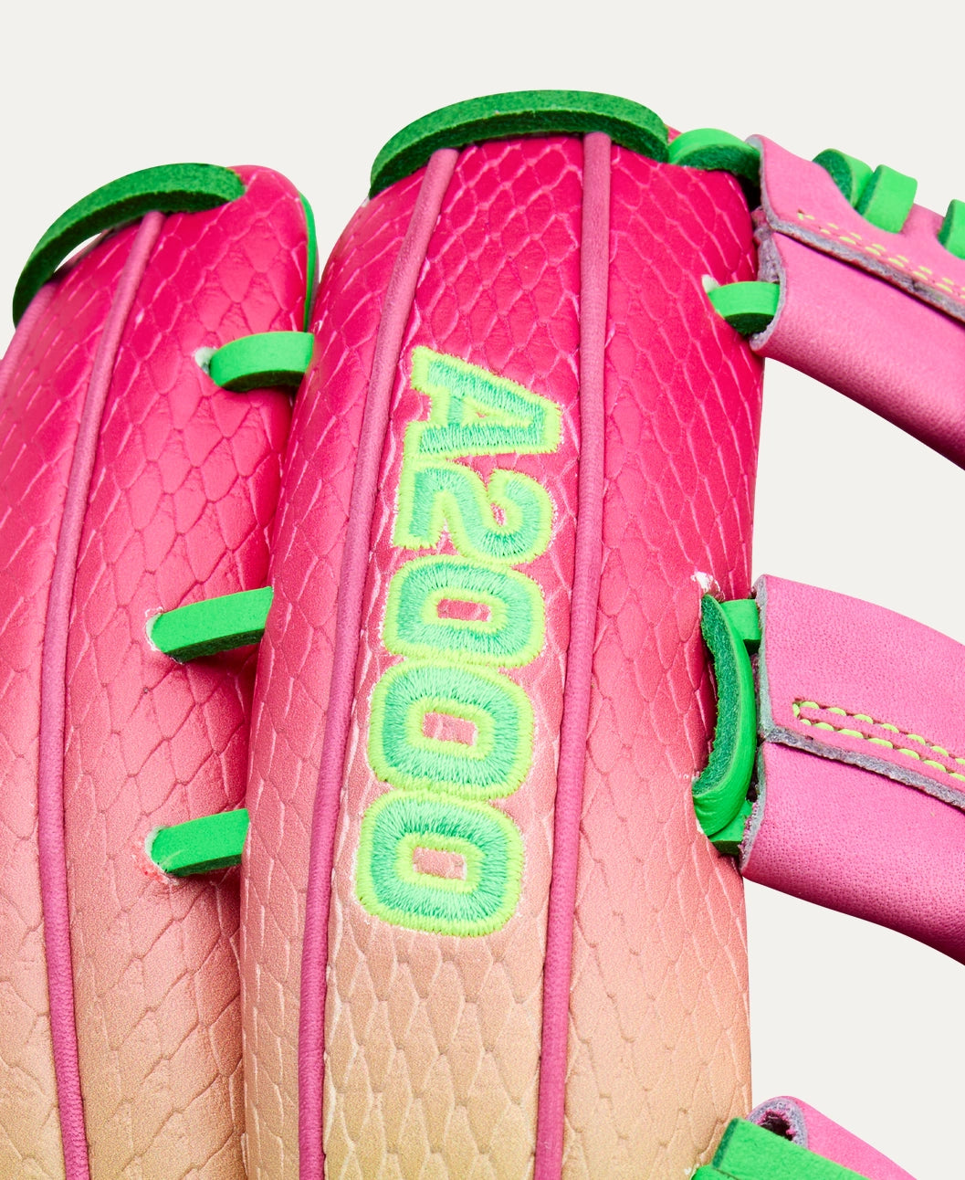 Wilson 2025 Cherry Limeade A2000® 1777SS 12.75 Outfield Baseball Glove: WBW1040831275