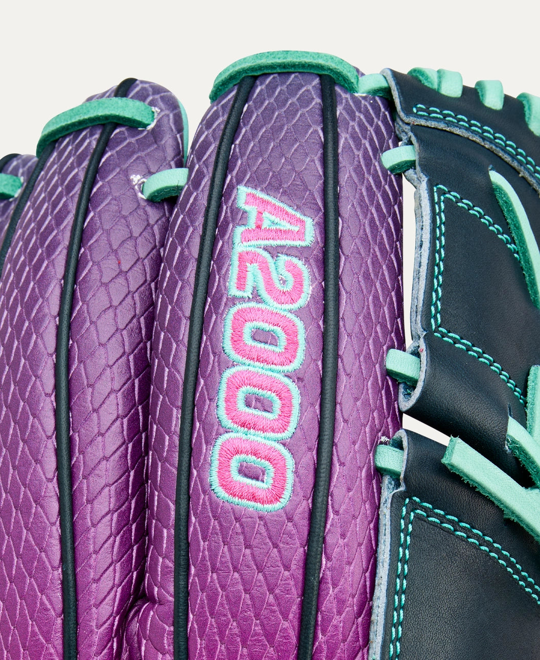 Wilson 2025 Grape Limeade A2000® B2SS 12” Pitcher’s Baseball Glove: WBW10408612