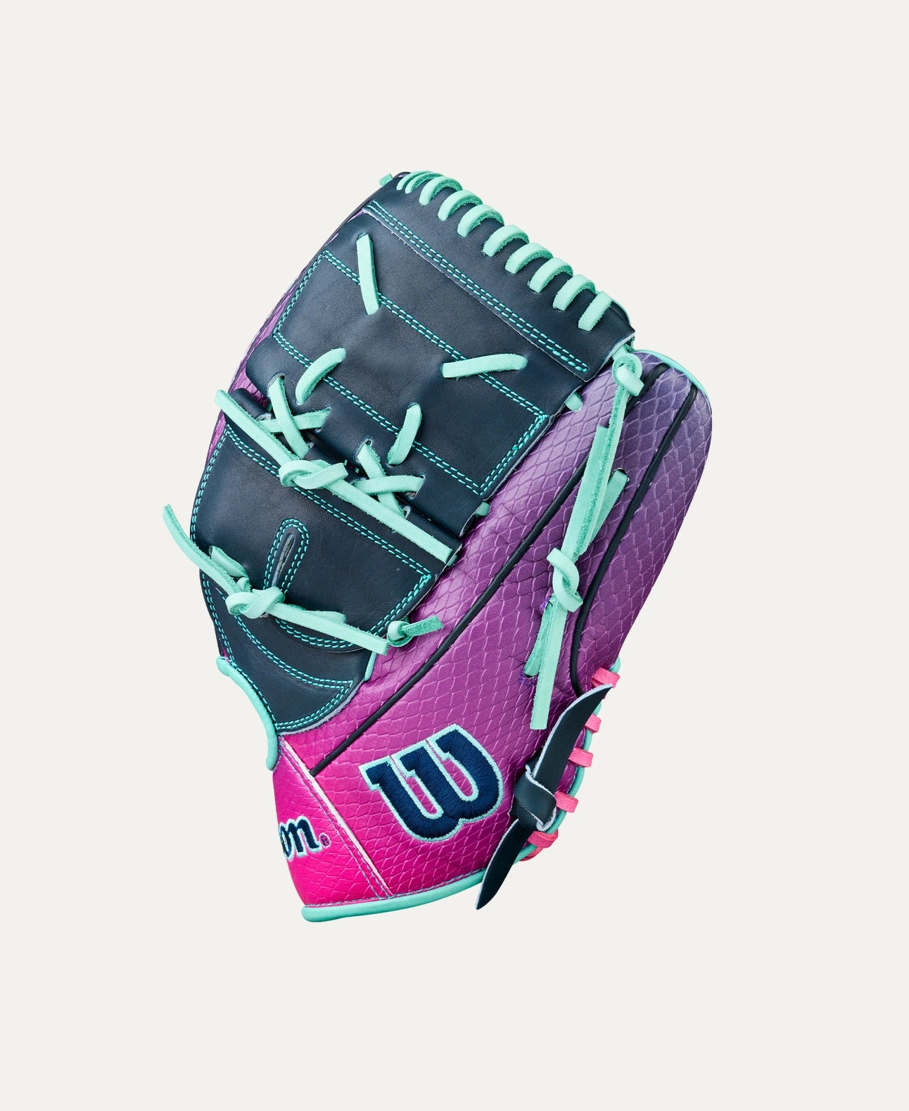 Wilson 2025 Grape Limeade A2000® B2SS 12” Pitcher’s Baseball Glove: WBW10408612