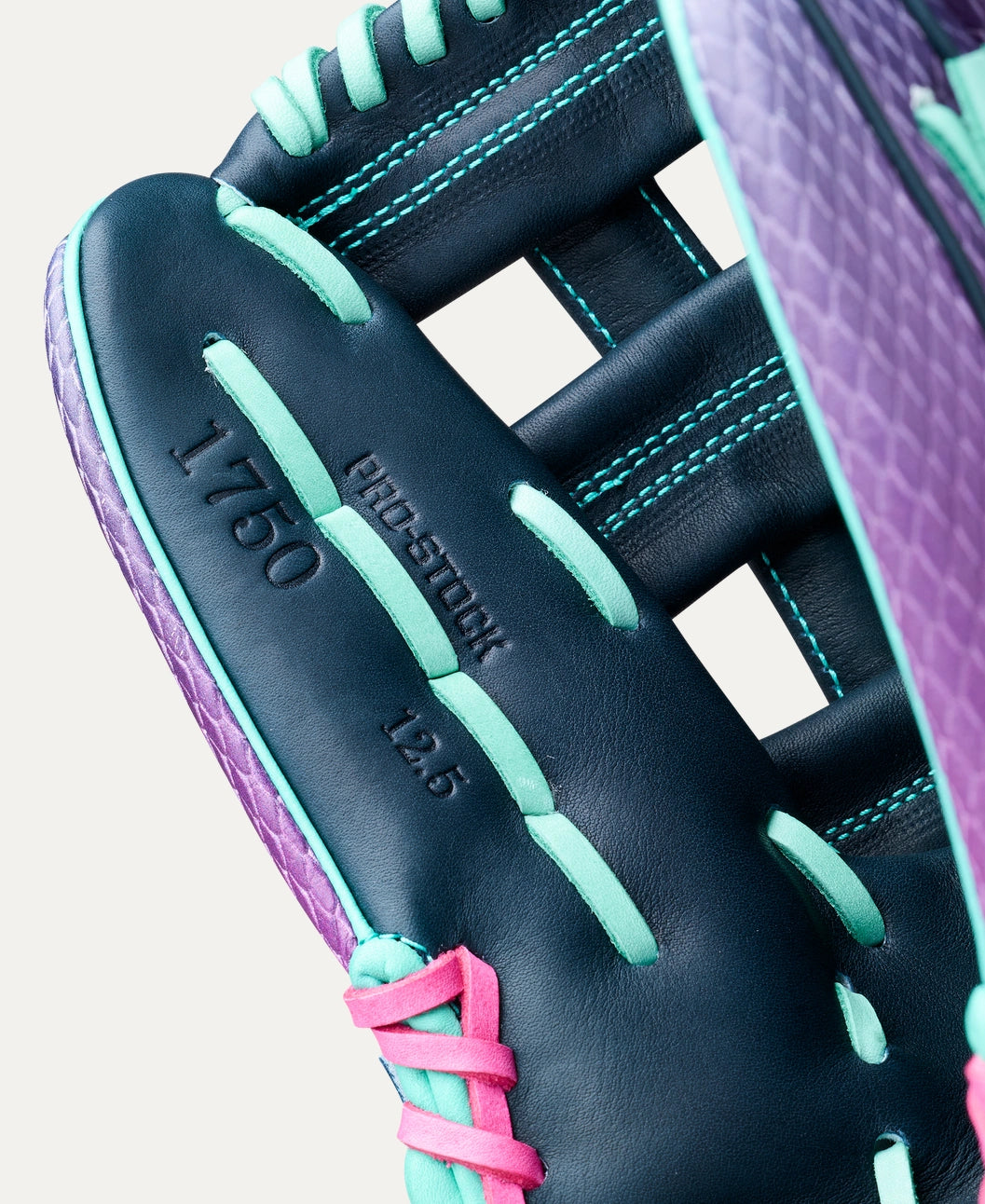 Wilson 2025 Grape Flamingo A2000® 1750SS 12.5” Outfield Baseball Glove: WBW104088125