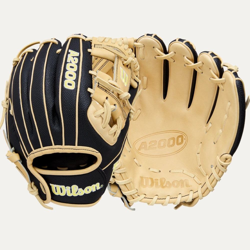 Wilson 2026 A2000® Classics DP15SS 11.5” Infield Baseball Glove: WBW104110115