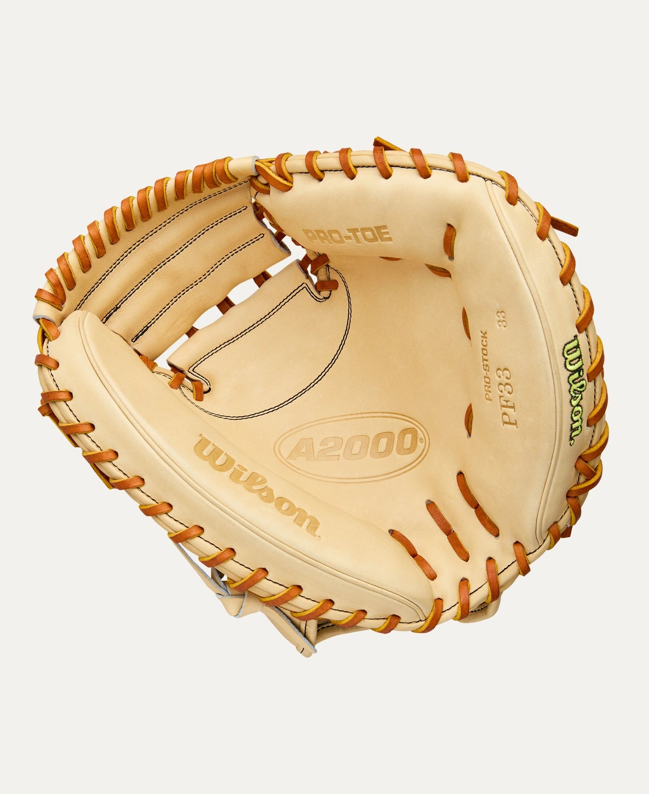 Wilson 2026 A2000® Classics Series PF33 33” Baseball Catcher’s Mitt: WBW10412733